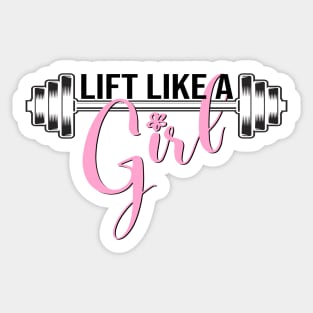 Hucker - Lift Like a Girl Sticker
